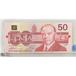 1988 CANADIAN $50 BILL FHG5078231 T/C