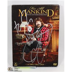 WWE DVD AUTOGRAPHED BY MICK FOLEY