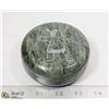 Image 1 : SOAPSTONE TRINKET BOX HAND CARVED & SIGNED BY