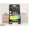 Image 1 : LOT OF 3 PRESS ON NAIL SETS