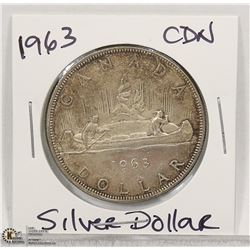 1963 CANADIAN SILVER DOLLAR