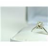 Image 1 : 87) A PLATINUM DIAMOND SOLITAIRE RING. SIZE 7