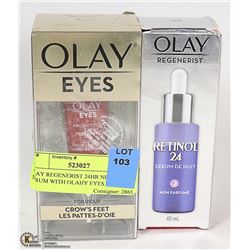 OLAY REGENERIST 24HR NIGHT SERUM WITH OLAHY EYES F