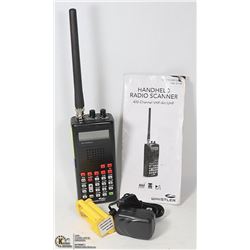 WHISTLER HANDHELD RADIO SCANNER WITH MANUAL