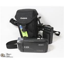 SONY HANDYCAM 9.2 MEGAPIXELS, #HDR-CX405