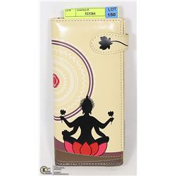 MEDITATION LADY DESIGN WALLET BY SHAG WEAR CANADA
