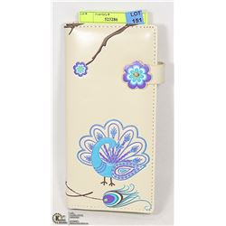 PEACOCK DESIGN WALLET BY SHAG WEAR CANADA