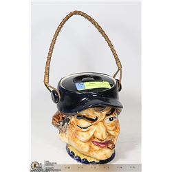 VINTAGE CERAMIC BISCUIT BARREL