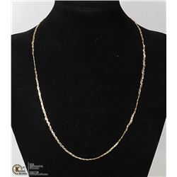 10KT YELLOW GOLD DOUBLE 20 INCH CHAIN