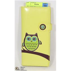 OWL DESIGN WALLET BY SHAG WEAR CANADA