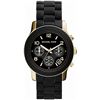 Image 2 : NEW MICHAEL KORS BLACK 39MM TRIPLE CHRONO MSRP$371