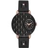 Image 3 : NEW DIESEL BIKER 42MM BLACK LEATHER STRAP MSRP$439