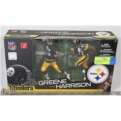 STEELERS JOE GREENE AND JAMES HARRISON SET