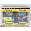 Image 1 : CUPHEAD AND MUGMAN VINYL FIGURES LOT OF TWO