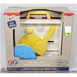 VINTAGE STYLE FISHER PRICE RECORD PLAYER IN BOX