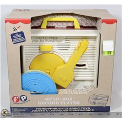 VINTAGE STYLE FISHER PRICE RECORD PLAYER IN BOX