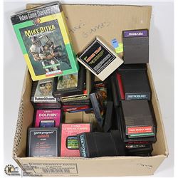 LOT OF 36 1980S ATARI VIDEO GAMES