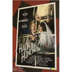 1970S MOVIE POSTER HAUNTED HONEYMOON ONE SHEET SIZ