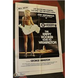 1960S MOVIE POSTER HAPPY HOOKER ONE SHEET SIZE