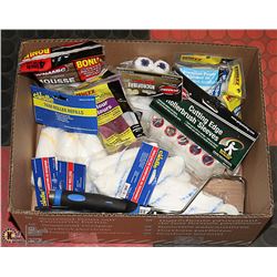 FLAT OF MINI ROLLERS AND LOTS OF NEW