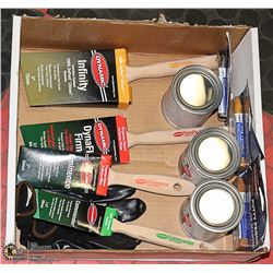 FLAT OF NEW PAINTING & RESTORATION ITEMS