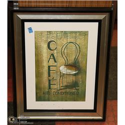 AIR CONDITIONED  CAFE WALL HANGING