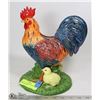 Image 1 : PARTY LITE ROOSTER WITH CHICKS CANDLE HOLDER