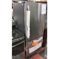 GE STAINLESS STEEL 20.9 CUBIC FOOT BOTTOM FREEZER