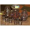 Image 1 : PARTY-LITE 8PC MOSAIC GLASS CANDLE HOLDER