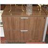 Image 1 : WOOD TONE FILING CABINET - NO KEYS