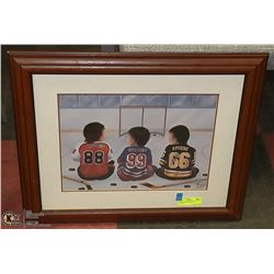 PICTURE LINDROS GRETZKY LEMIEUW