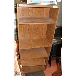 4 TIER WOOD BOOKSHELF