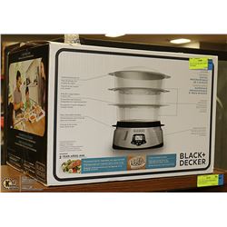 BLACK AND DECKER 3 TIER DIGITAL STEAMER