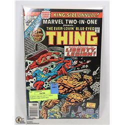 MARVEL TWO-IN ONE # 1 THING LEGION COMIC KING SIZE
