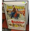 Image 1 : ORIGINAL 1963 ELVIS ROUSTABOUT MOVIE POSTER IN