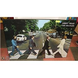 24" X 34" BEATLES ABBEY ROAD WALL SIGN MAN CAVE