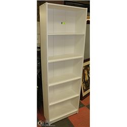 WHITE BOOKSHELF