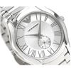Image 4 : NEW ARMANI SILVER DIAL ST. STEEL CHRONO MSRP $345