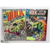 Image 1 : LOT OF 2 COLLECTOR COMICS HULK 12 CENT KEY ISSUE