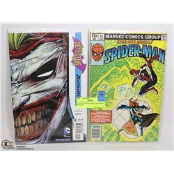LOT OF 2 COLLECTOR COMICS SPIDERMAN BATMAN