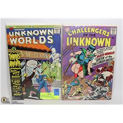 UNKNOWN WORLDS # 54 CHALLENGERS # 45 COMICS