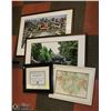 Image 1 : LOT OF 4 ASSORTED PICTURES - AS IS