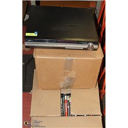5 DISK DVD/CD CHANGER WITH OVER 350 POPULAR DVDS