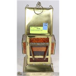 STAINED GLASS OIL LAMP