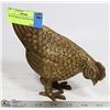Image 1 : HEAVY BRASS CHICKEN ORNAMENT