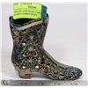 Image 1 : FENTON AMETHYST CARNIVAL GLASS COWBOY BOOT