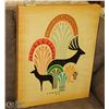 Image 1 : DEER CANVAS WALL HANGING