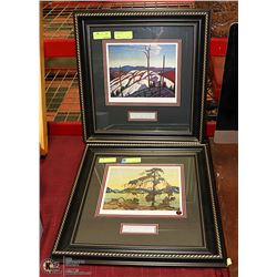 LOT OF 2 TOM THOMPSON & LAUREN HARRIS  LTD ED