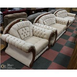 3 PC LIVING ROOM SET: INCLUDES SOFA, LOVESEAT AND