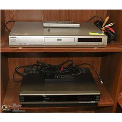 MALATA DVD PLAYER AND RCA  VCR WITH REMOTES